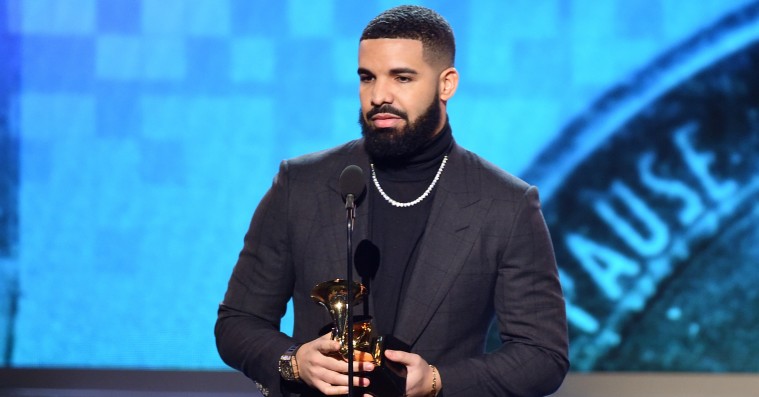Drake disser Grammys i takketale – så bliver hans tale skåret af