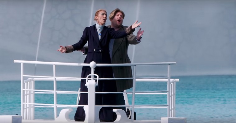 Carpool Karaoke: Se Céline Dion og James Corden lave en ‘Titanic’ foran måbende forbipasserende