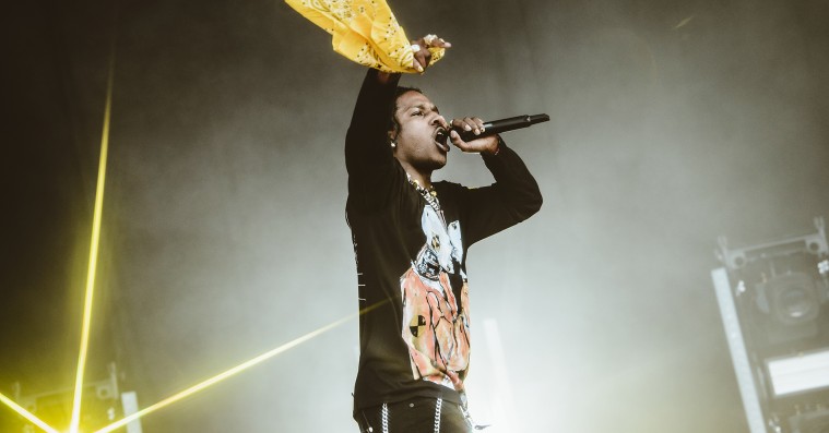 ASAP Rocky fejrede sin frihed med Kanye West – var forbi weekendens ‘Sunday Service’