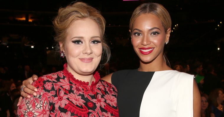 Beyoncé- og Adele-samarbejde på trapperne