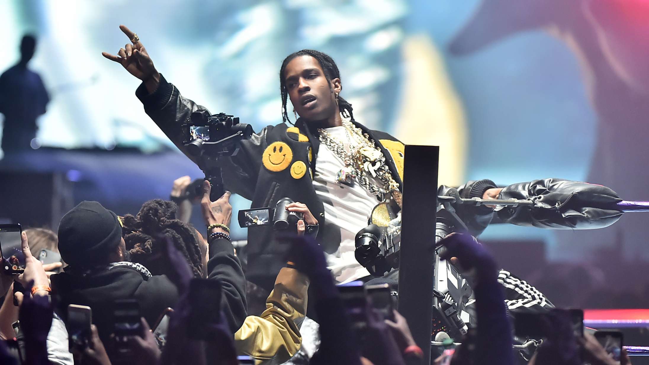 ASAP Rocky blev fanget i sin egen moshpit – det var Tyler, the Creator nødt til at gøre grin med