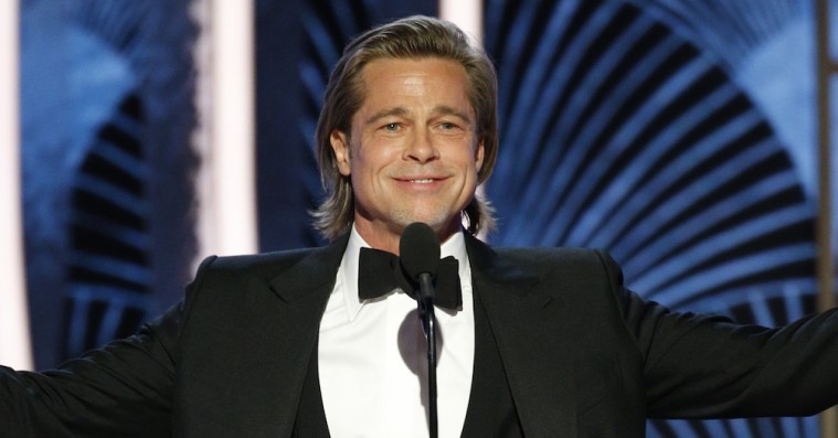 Brad Pitt sender kærlighedserklæring med ‘Titanic’-nik til Leonardo DiCaprio under Golden Globe-tale