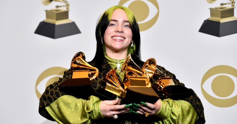 Billie Eilish dominerede nattens Grammy Awards – se alle vinderne