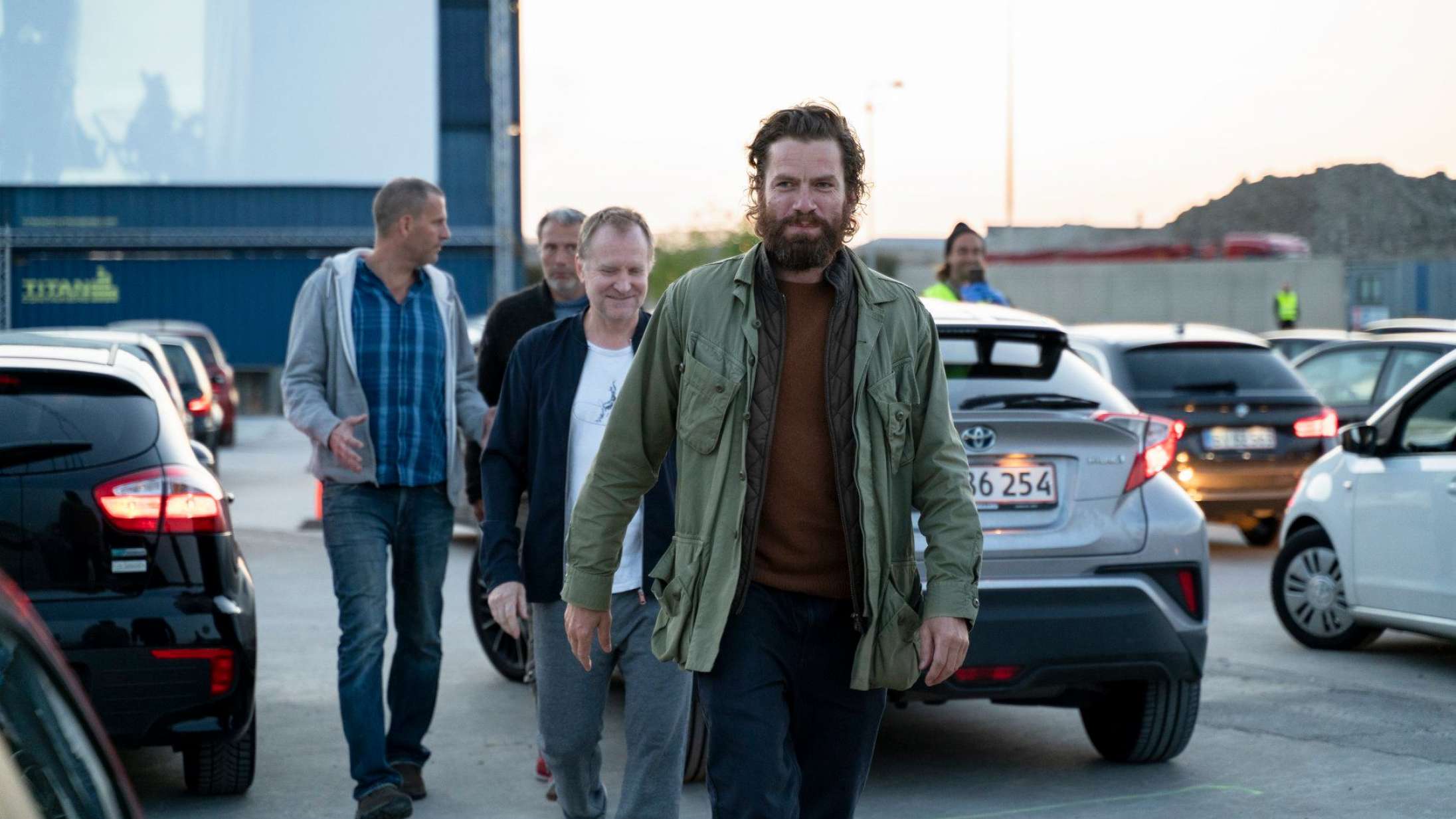 ‘Blinkende lygter’-holdet dukkede uanmeldt op til drive in-visning i anledning af 20-års-jubilæet