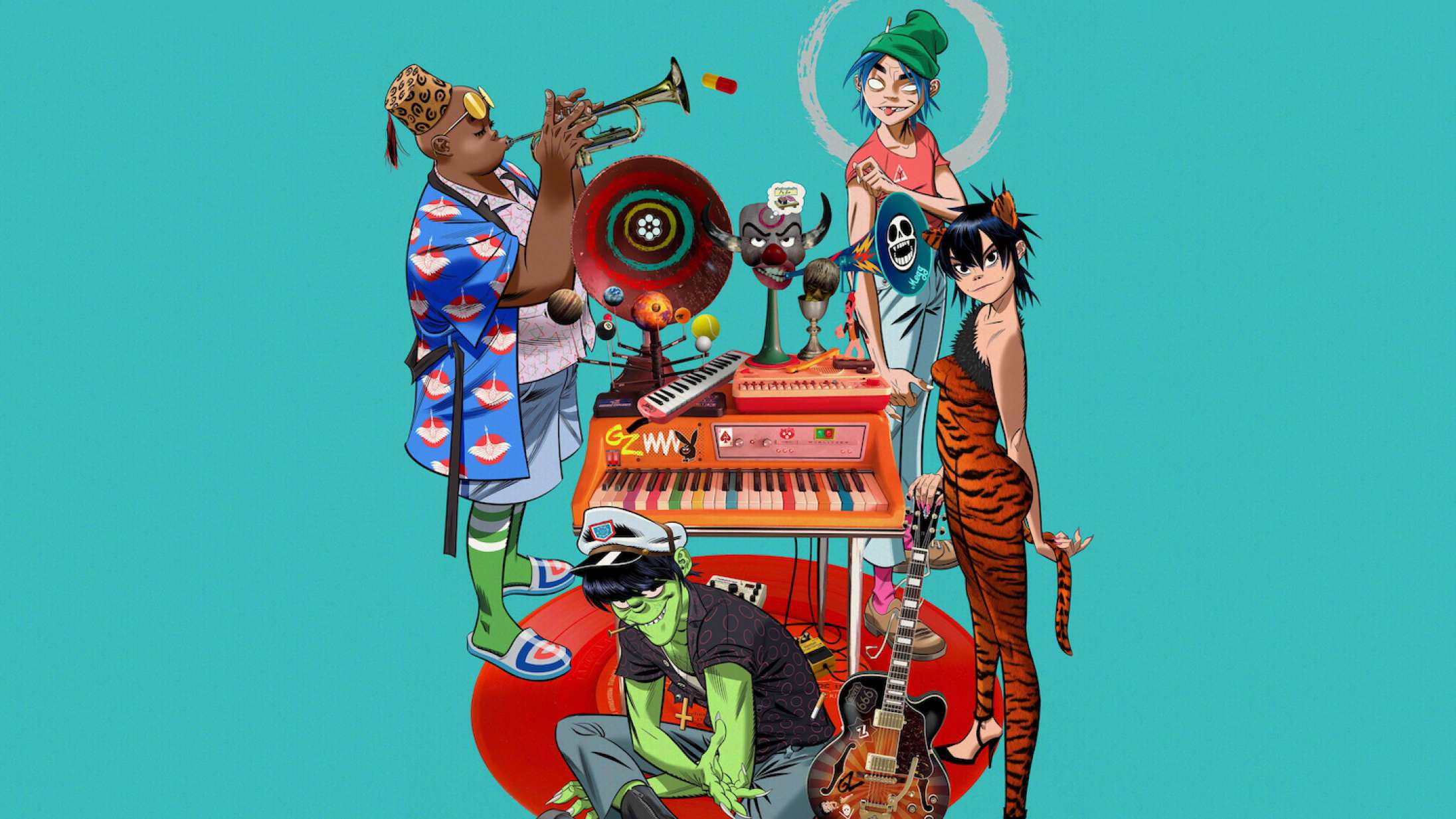 Gorillaz annoncerer udgivelsesdato for nyt album – se gæstelisten og hør single med Tame Impala