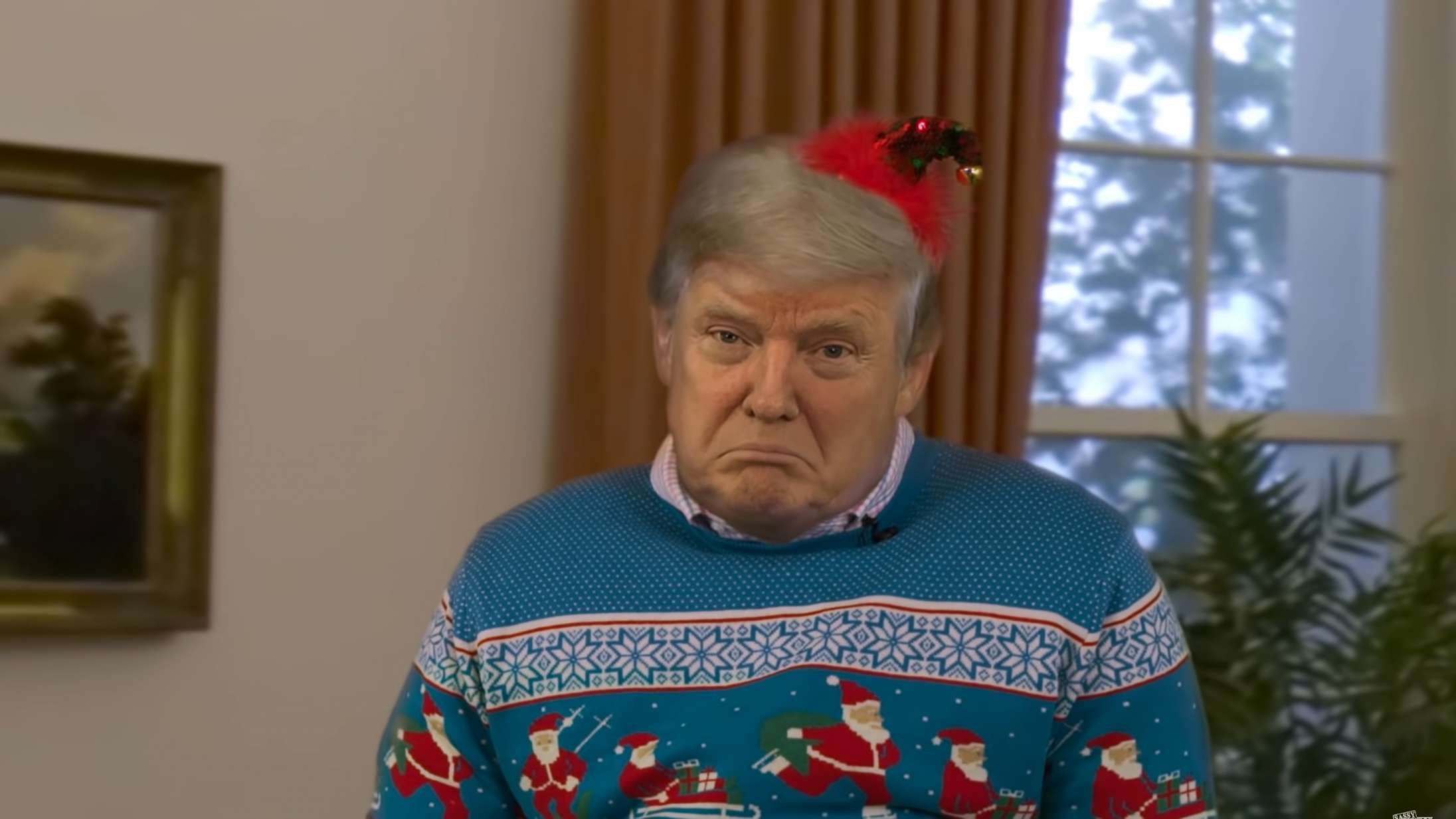 Falsk Donald Trump læser julehistorier højt i bizar video fra ‘South Park’-skabere