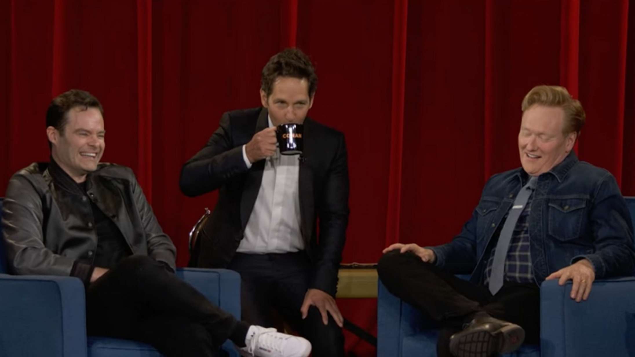 Paul Rudd pranker Conan O’Brien en sidste gang, og det er helt vemodigt