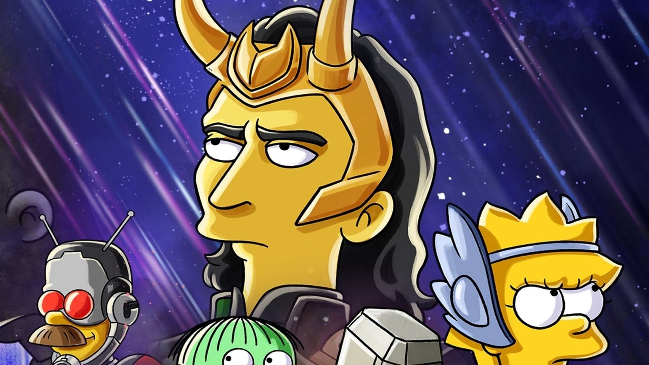 ‘The Simpsons’ møder ‘Loki’ i ny kortfilm – med Tom Hiddleston ombord