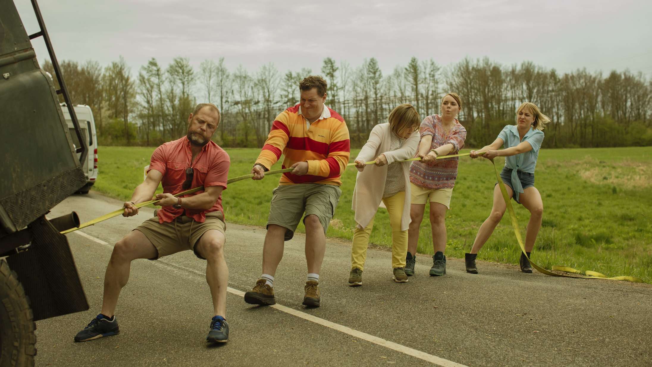 ’Overleverne’: Komiske skuespilpræstationer bærer TV 2’s kræftserie