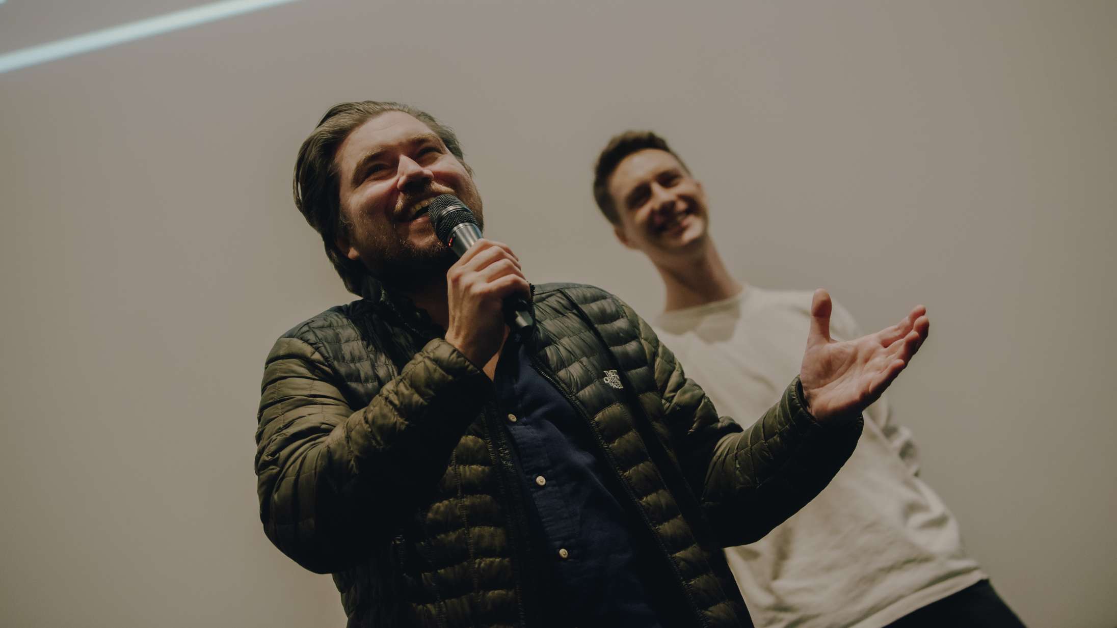 Rasmus Bjerg og Thomas Daneskov om livskriser, DiCaprio og Nicolas Bro-forveksling til Soundvenues forpremiere på ’Vildmænd’