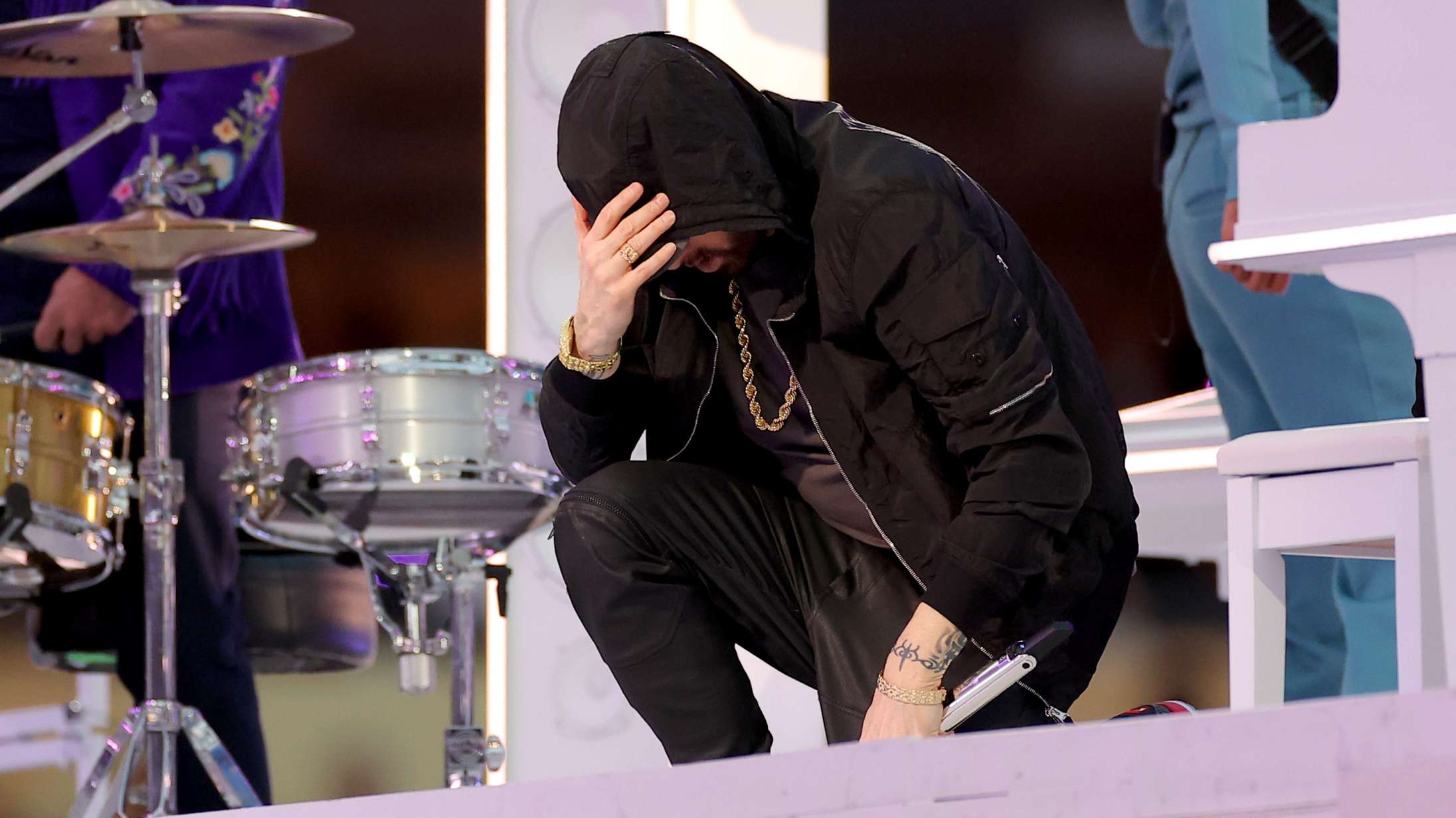 Eminem stod for Super Bowl-showets mest kontroversielle øjeblik