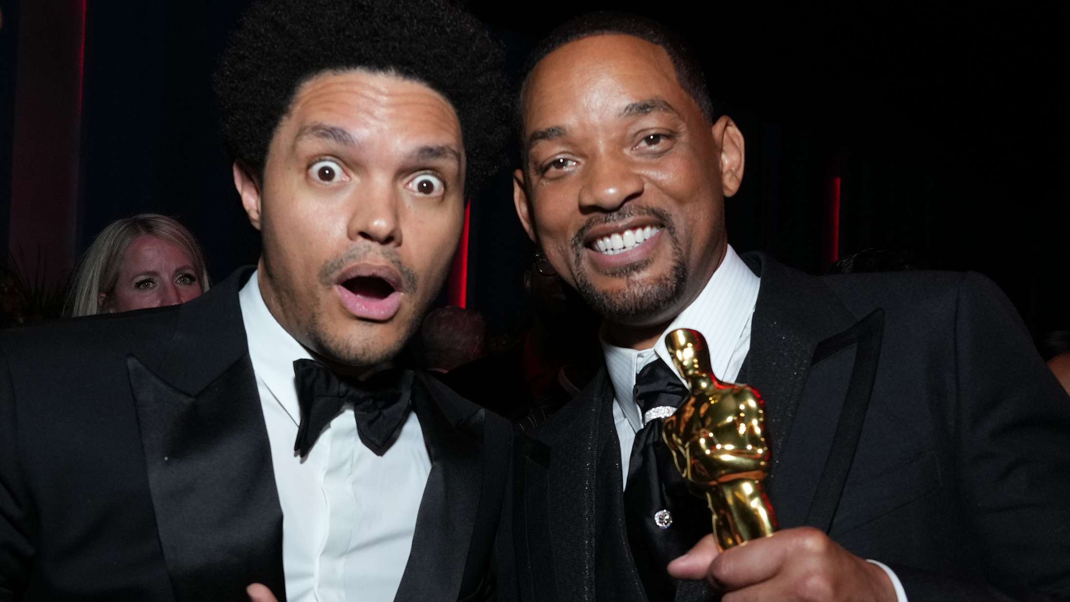 Will Smith festede løs til Oscar-fest, som om intet var hændt