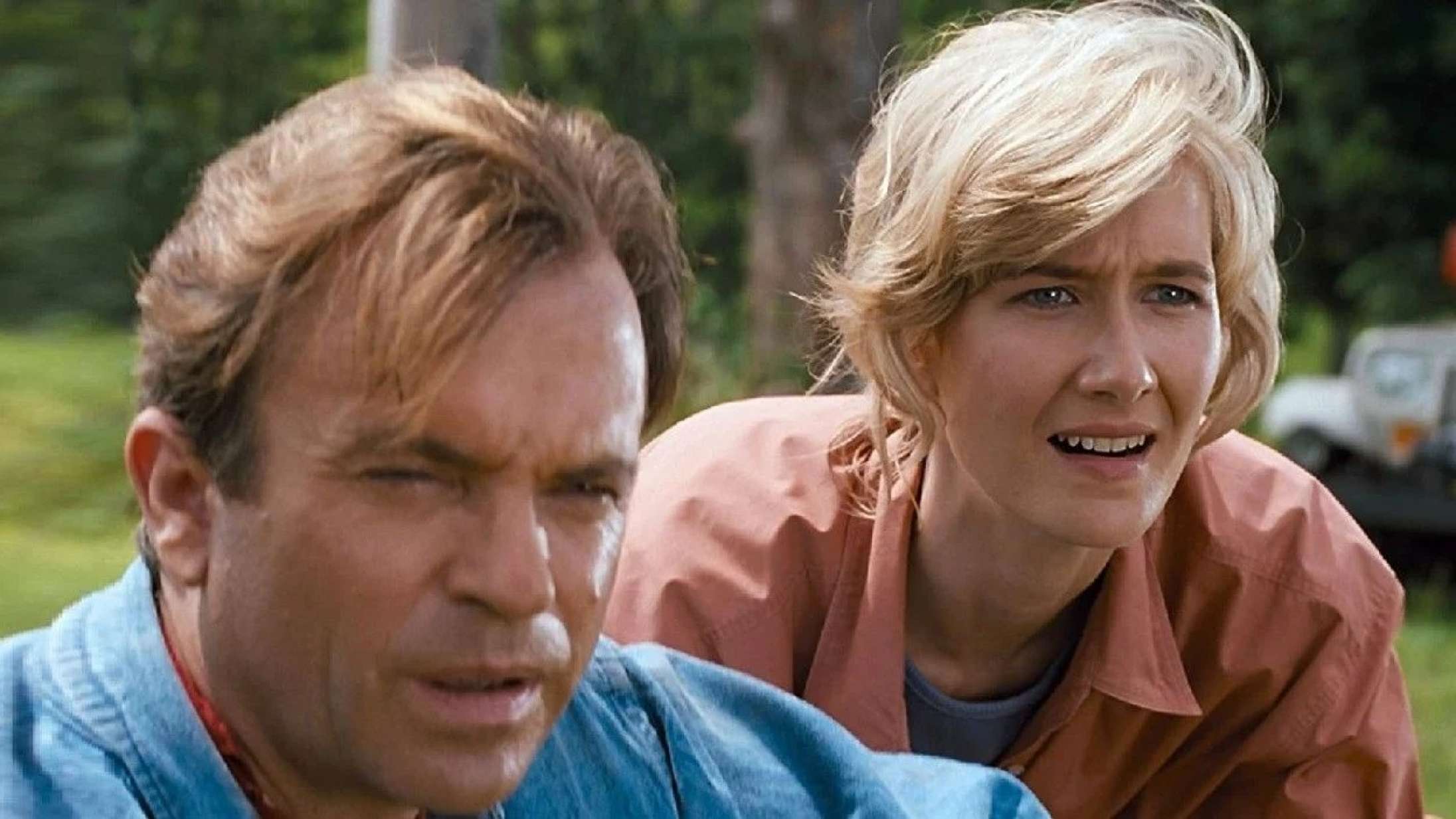 Laura Dern og Sam Neill studser nu – mange år efter – over aldersforskellen i deres ’Jurassic Park’-romance