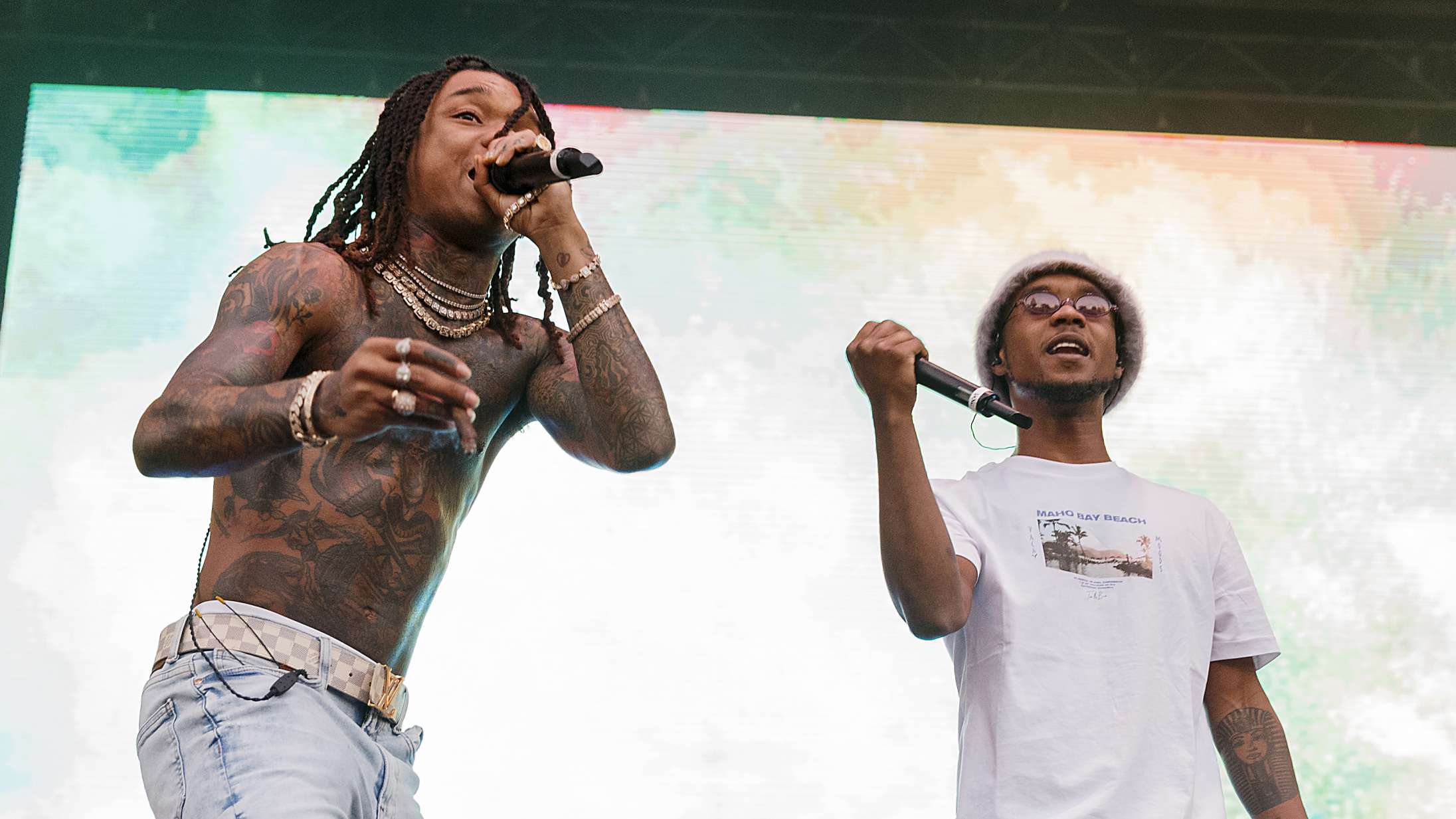 Hiphop-duoen Rae Sremmurd spiller på Roskilde i aften – nu har den ene bror aflyst sin ankomst