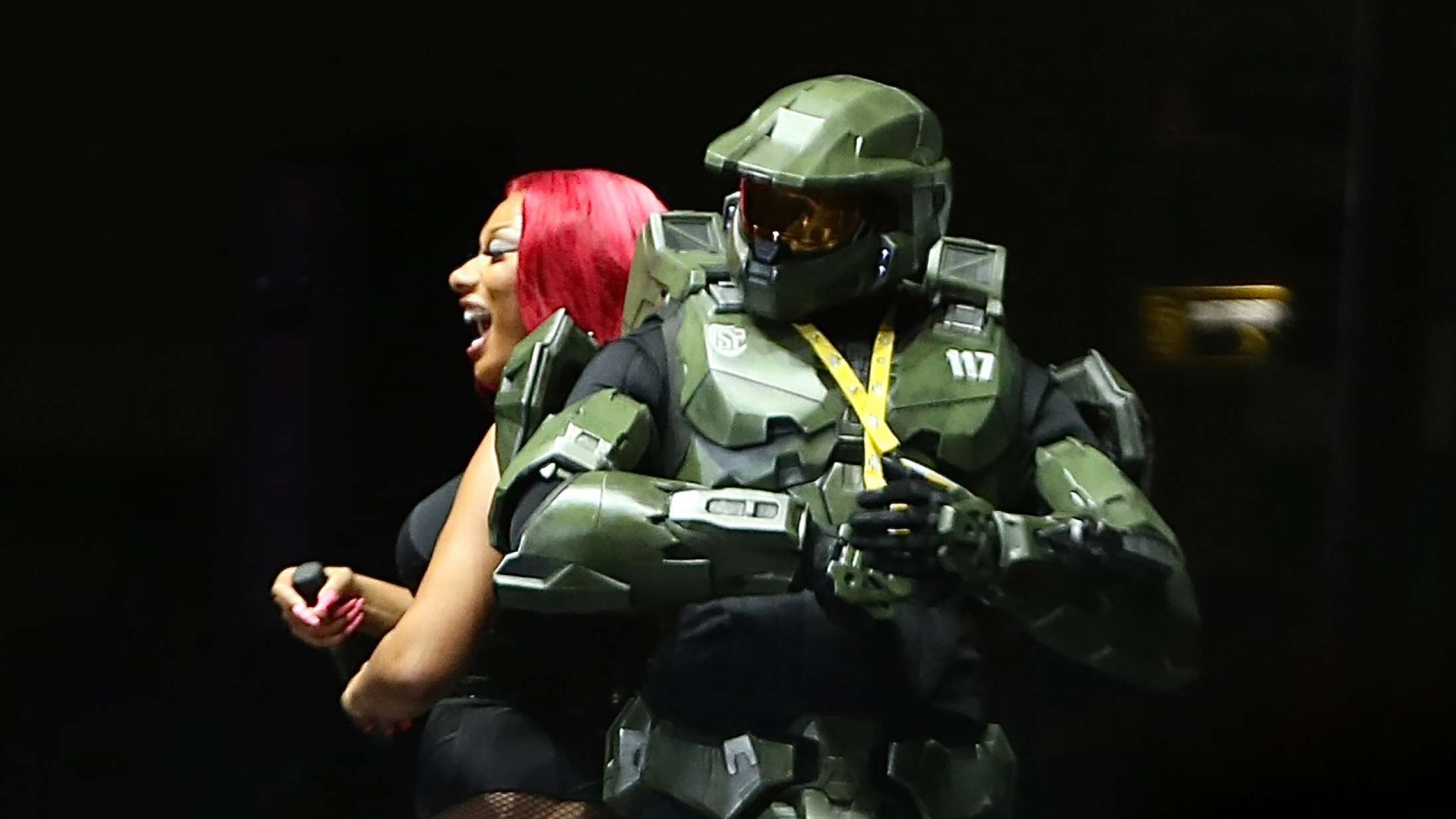 Dagens umage par er Megan Thee Stallion og Master Chief, der twerker løs ved TwitchCon 2022
