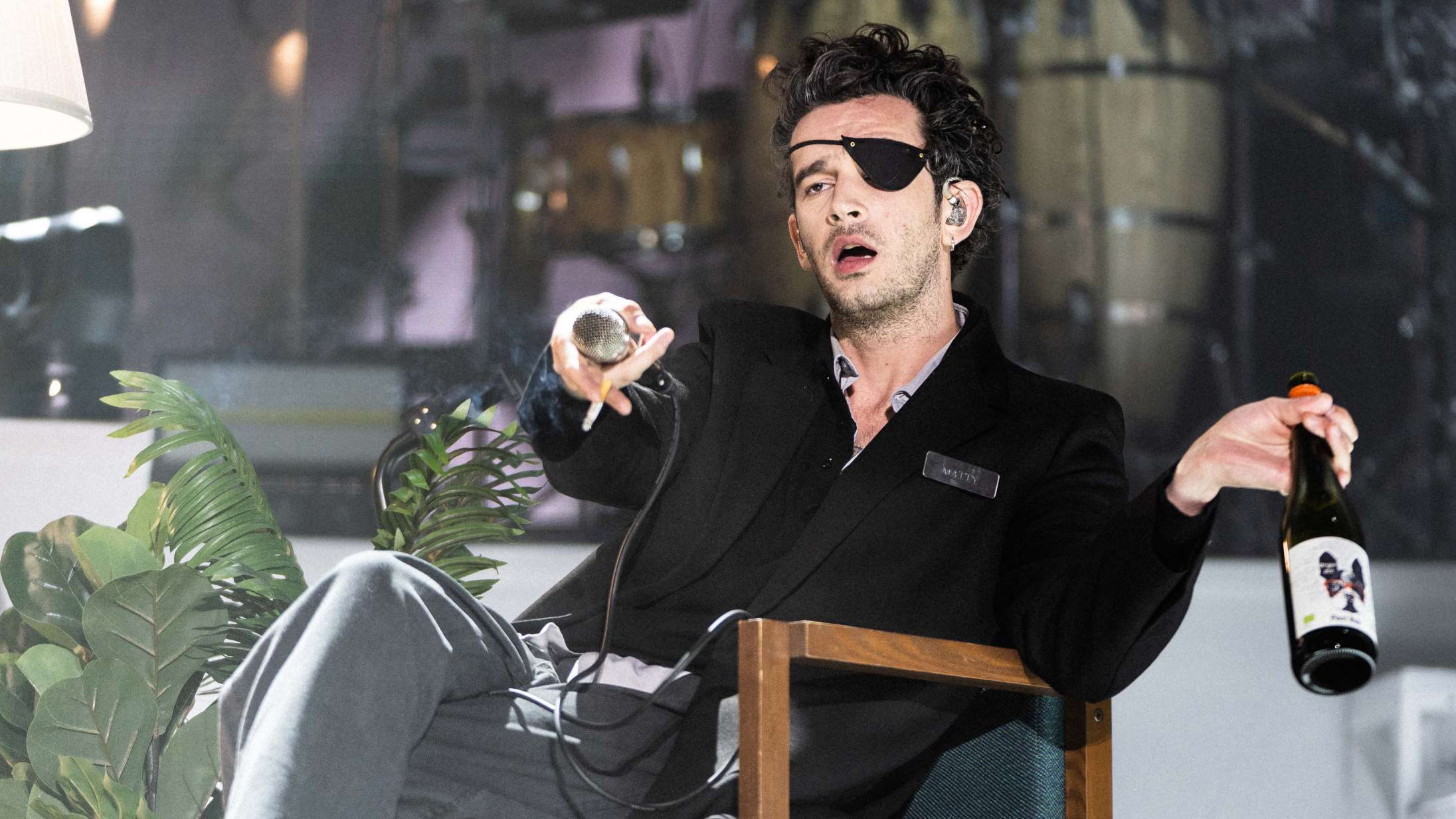 The 1975-frontmand Matty Healy var spritstiv og havde en klap for øjet på NorthSide – men var alligevel uimodståelig