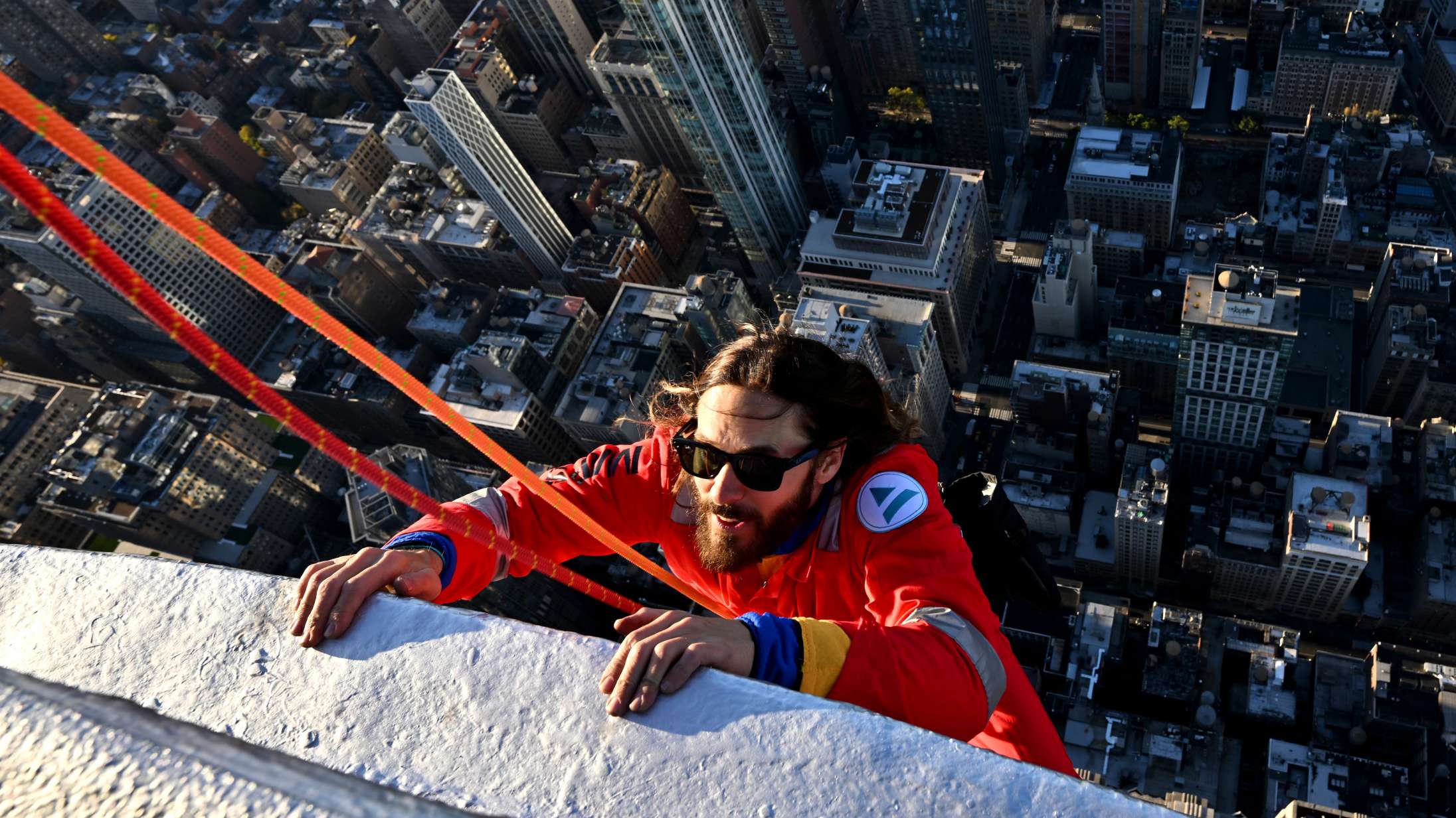 Jared Leto er klatret op i toppen af Empire State Building