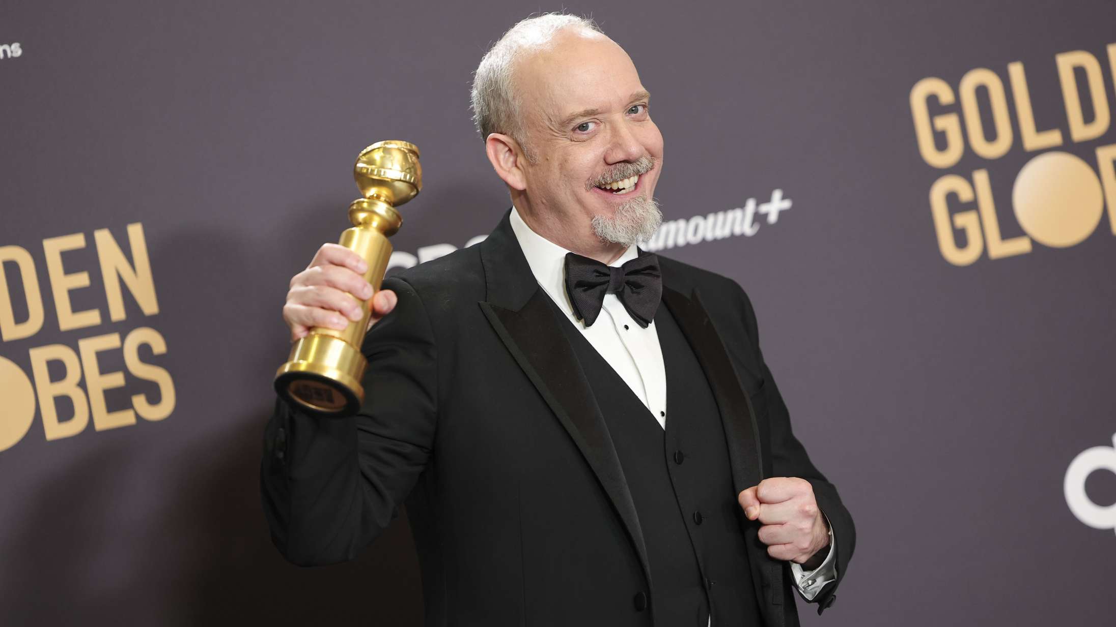 Paul Giamatti fejrede Golden Globe-sejr på burgerbar