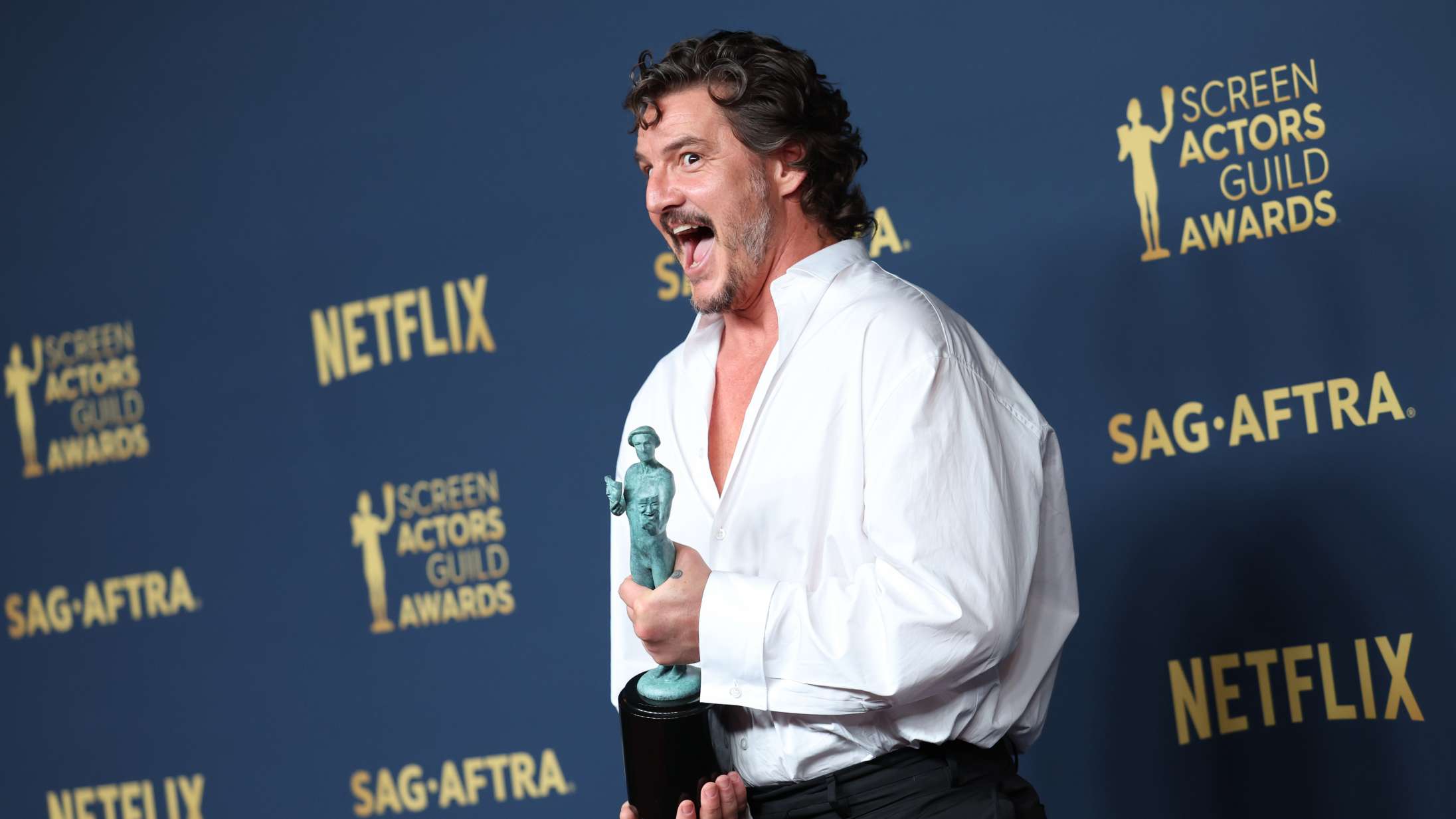 Pedro Pascal var godt pløret, da han vandt karrierens hidtil største pris