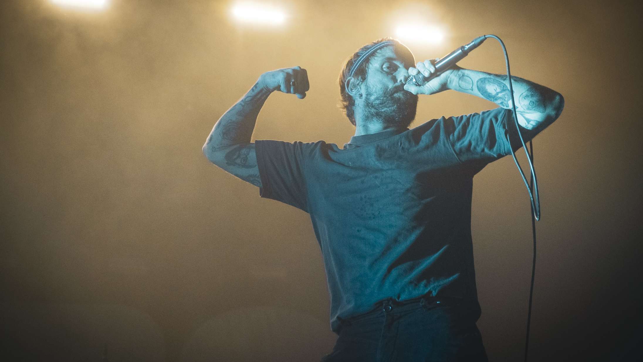 Idles i K.B. Hallen: Det rørte mig helt ind i sjælen at høre så mange mennesker råbe »ceasefire now!«