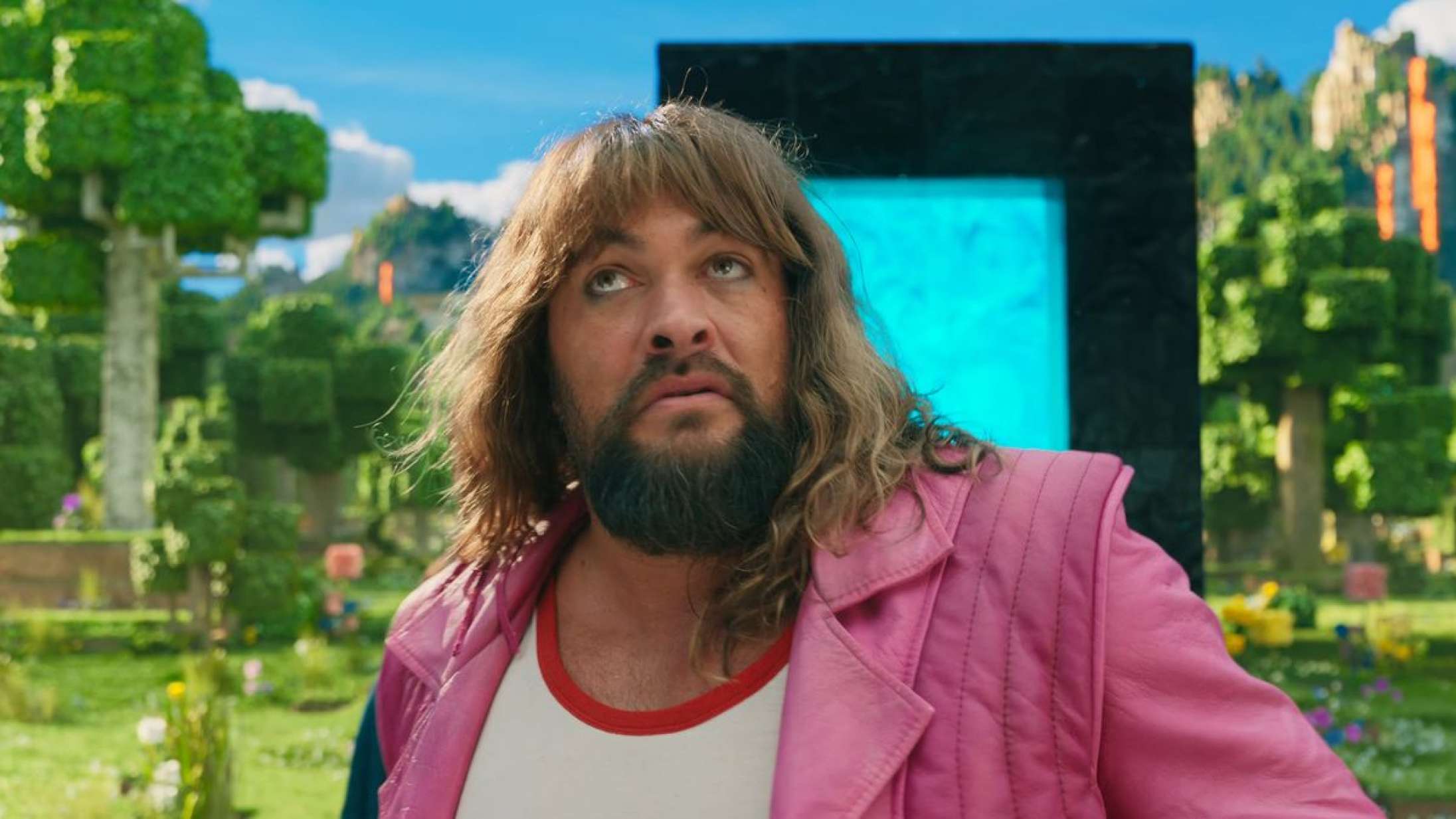 Se Jason Momoa og Jack Black på bizar firkantstogt i traileren til ’A Minecraft Movie’