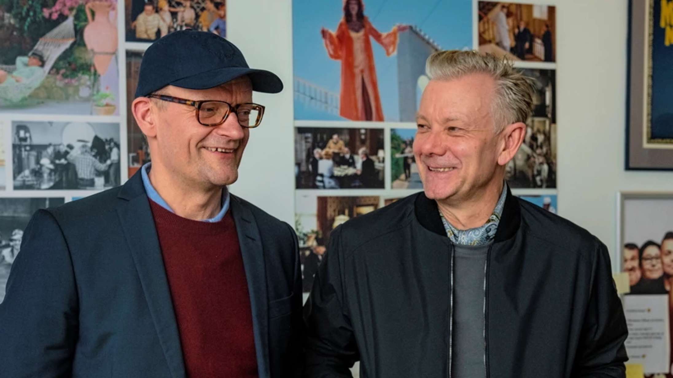 ‘Klovn’-duoen Casper Christensen og Frank Hvam understreger, at de ikke er venner i virkeligheden