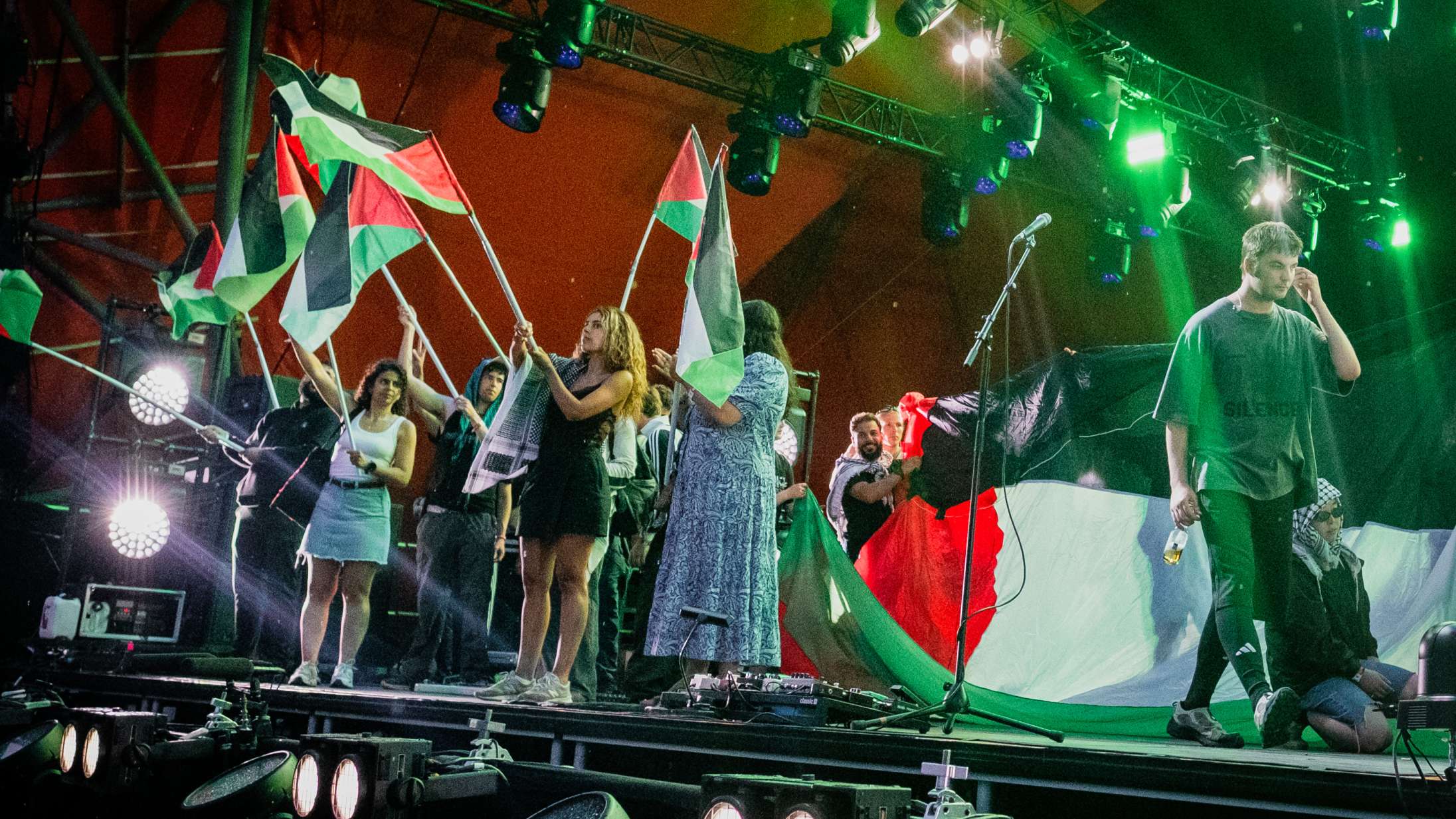 Roskilde Festival kommenterer stor Palæstina-demonstration på Orange Scene