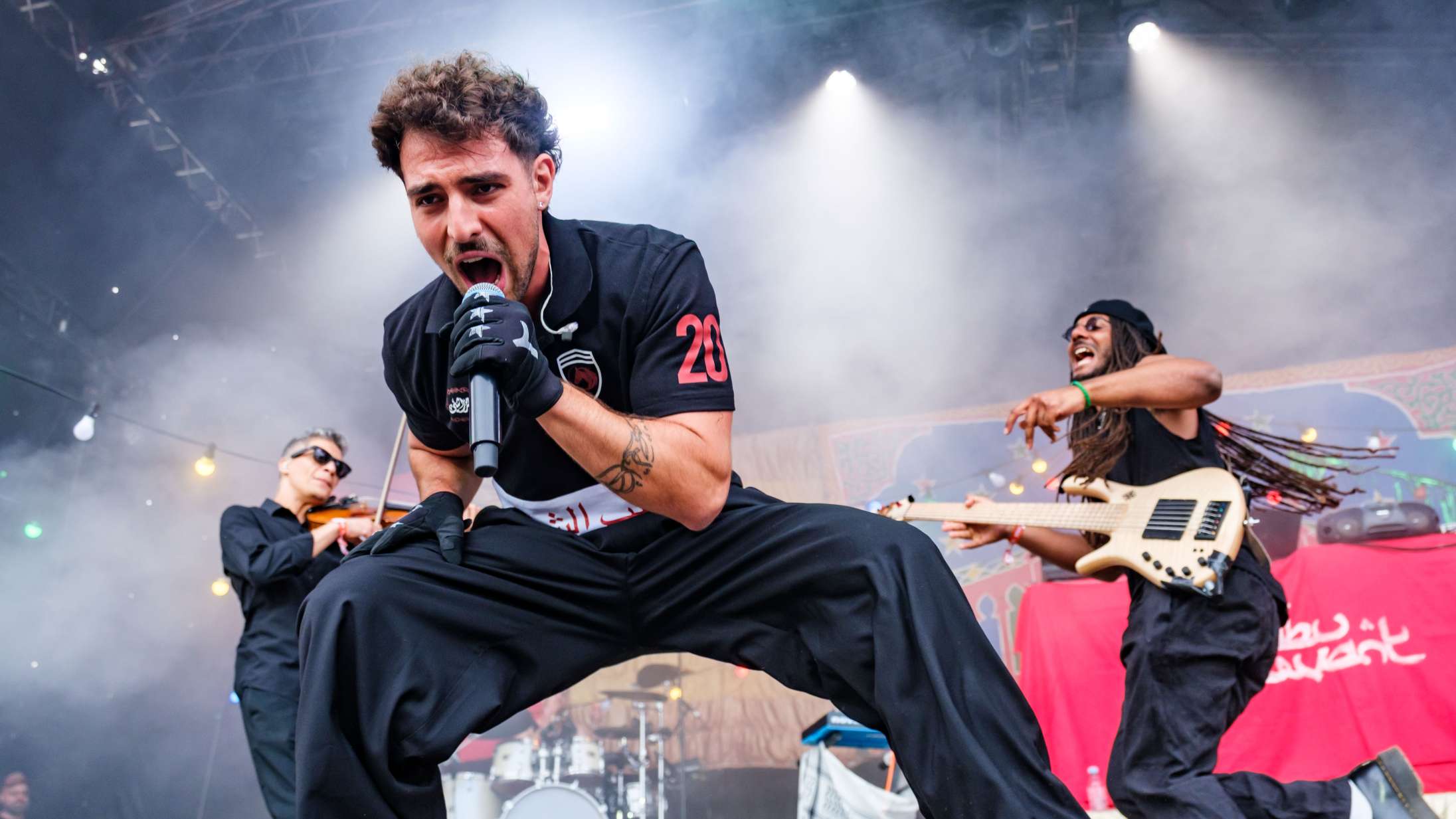 Roskilde Festival: Palæstinensiske Saint Levants protest var en kaotisk fest