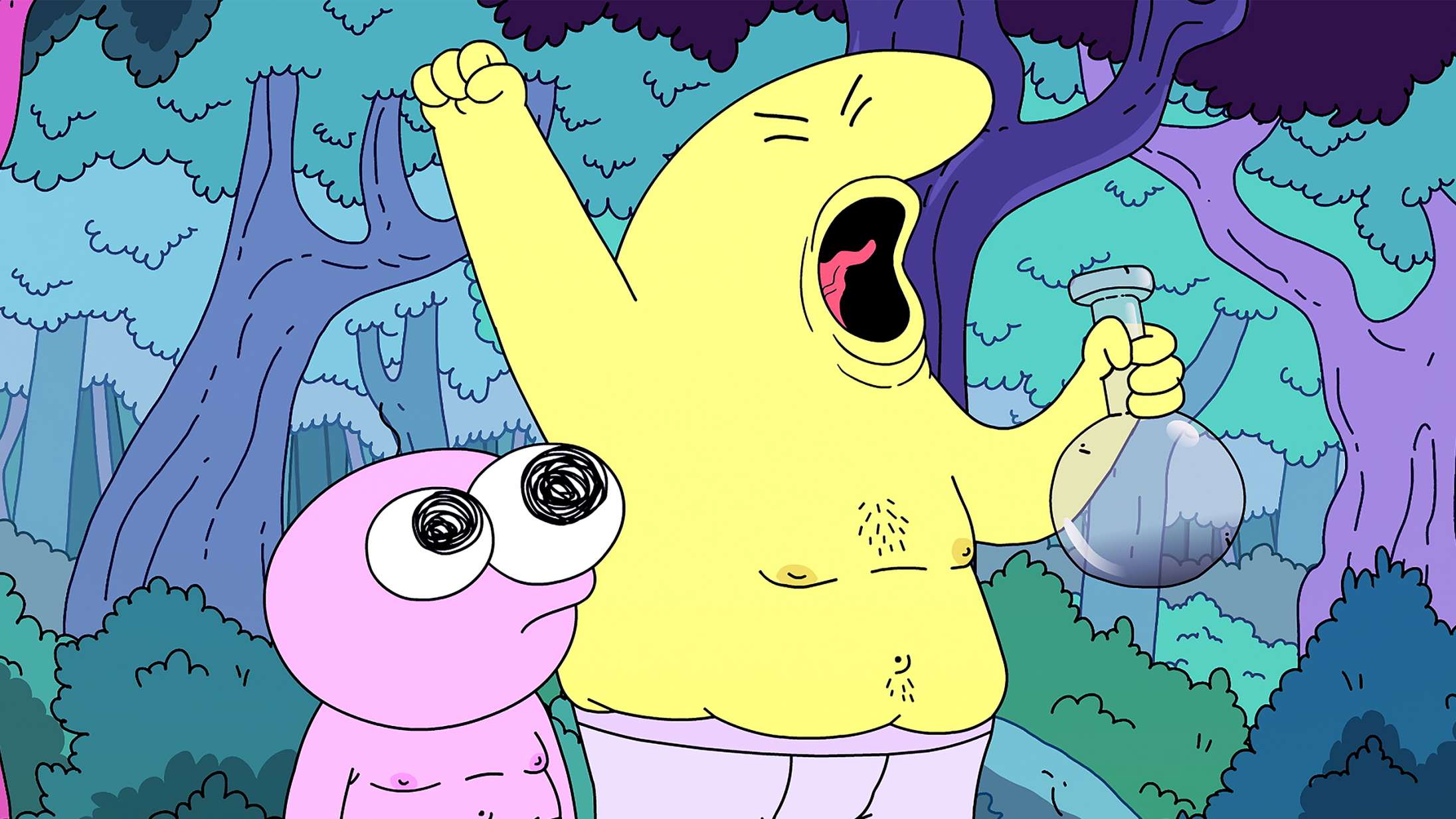 Kultdyrket animationsserie er genial kakofonisk brainrot-underholdning