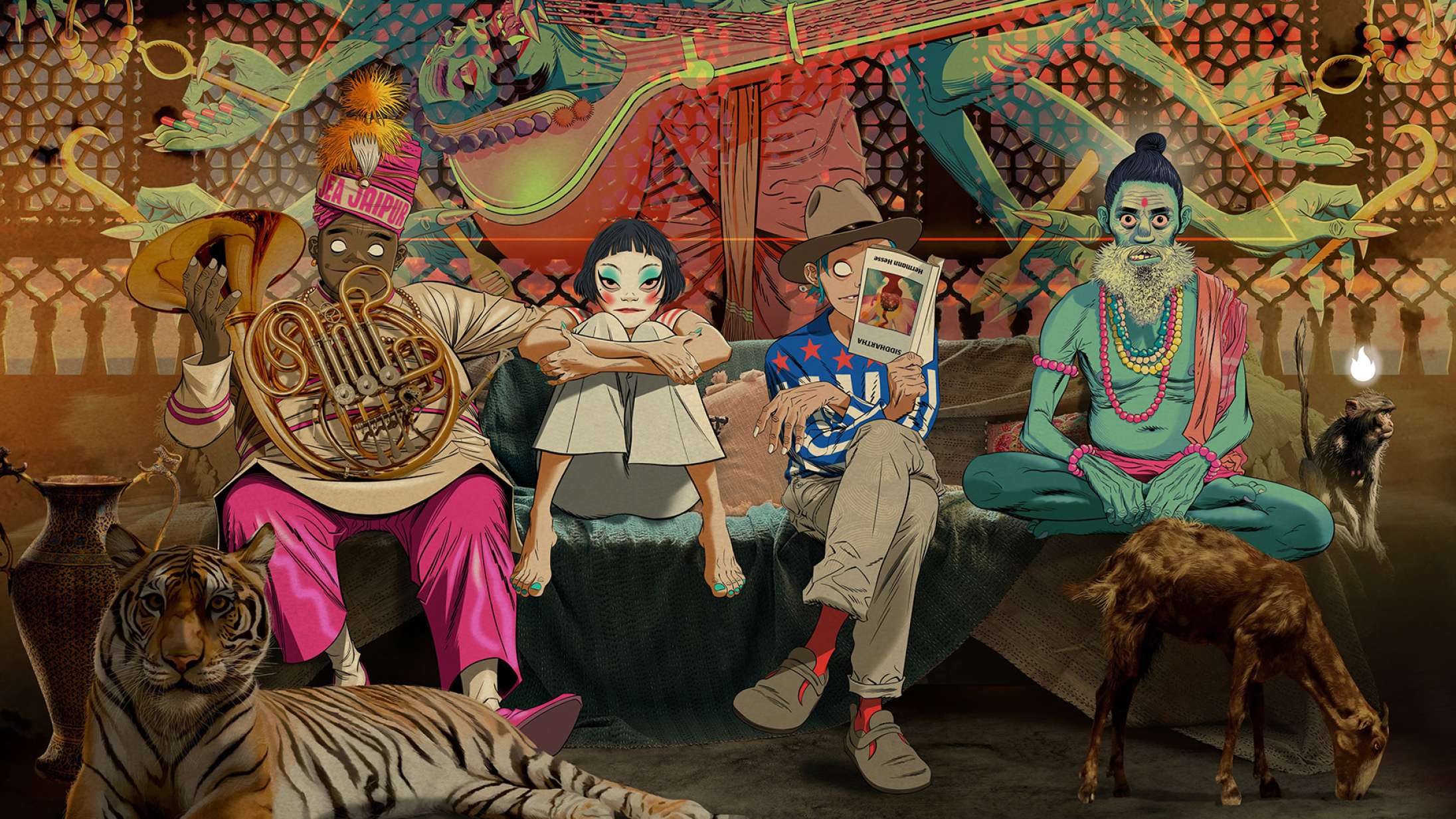 Se Gorillaz spille i ‘Saturday Night Live’ for første gang – med prominente gæster og et af deres største hits